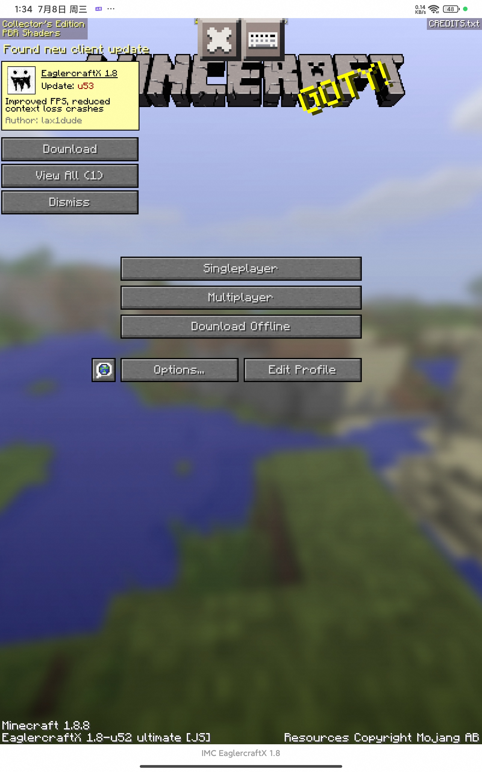 minecraft 1.8.8!