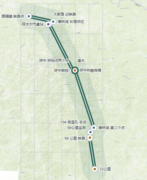 东北地区工程走廊多年冻土模拟平台